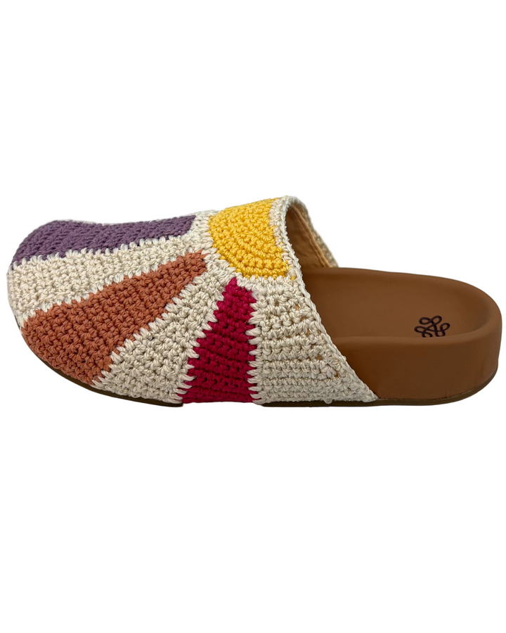 KIDS Sunrise Crochet Clogs - Size 3Y and 5Y