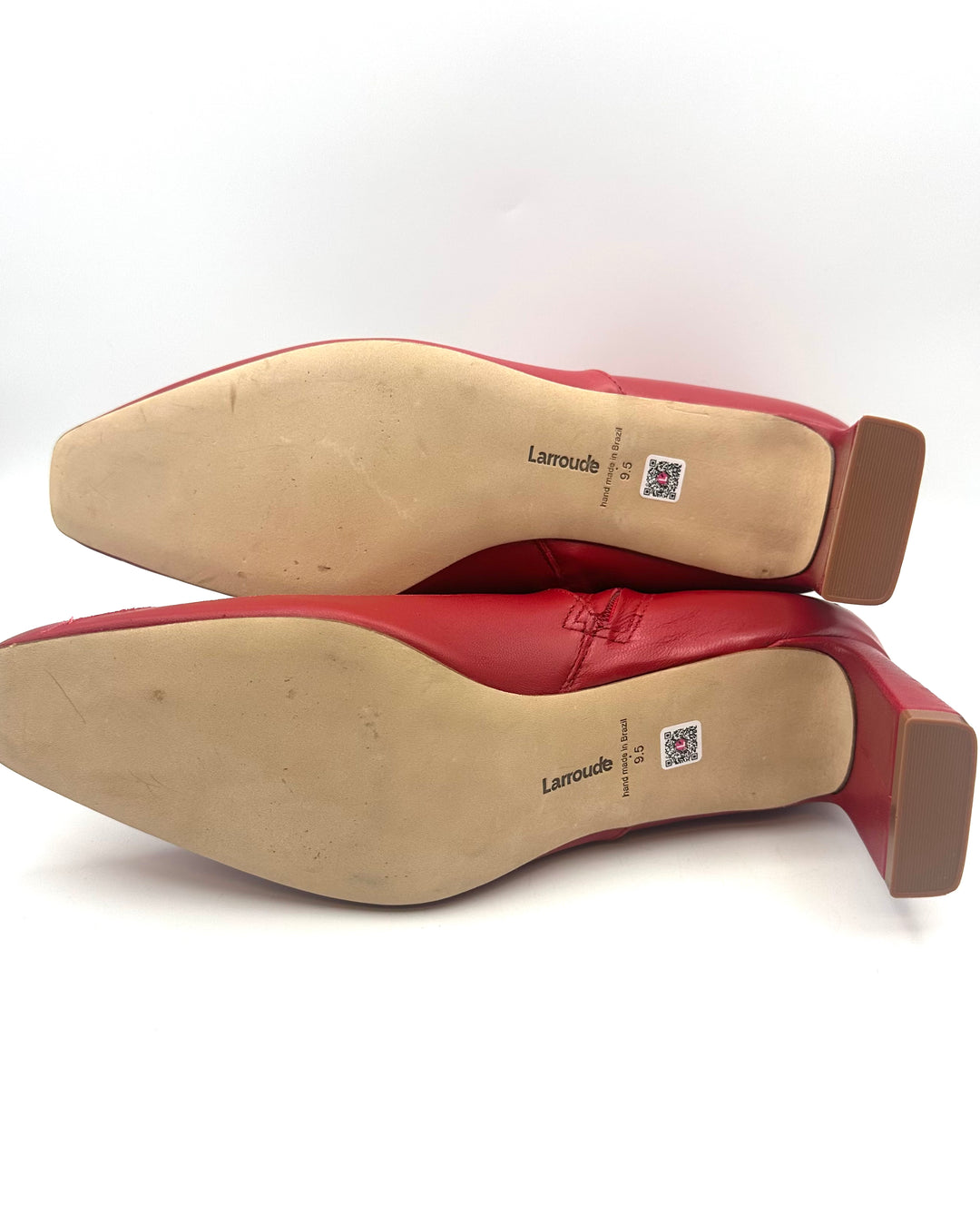 Bright Red Booties - Size 9.5 and 11