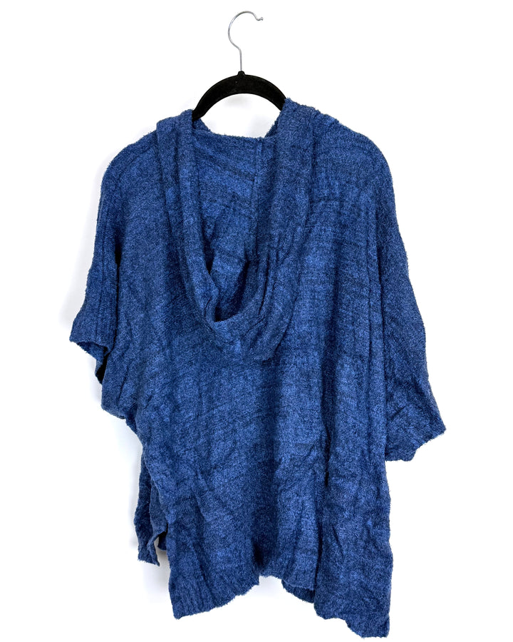 Cobalt Blue Short-Sleeve Hoodie - Size 10/12