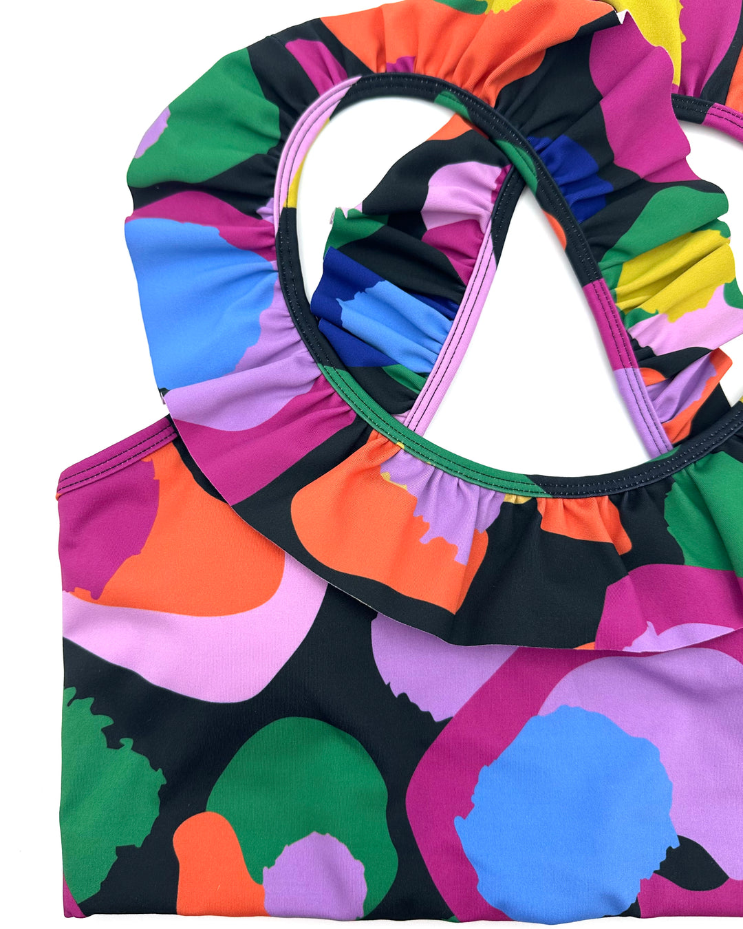 Colorful Abstract Sports Bra - XS, S, M, L, XL