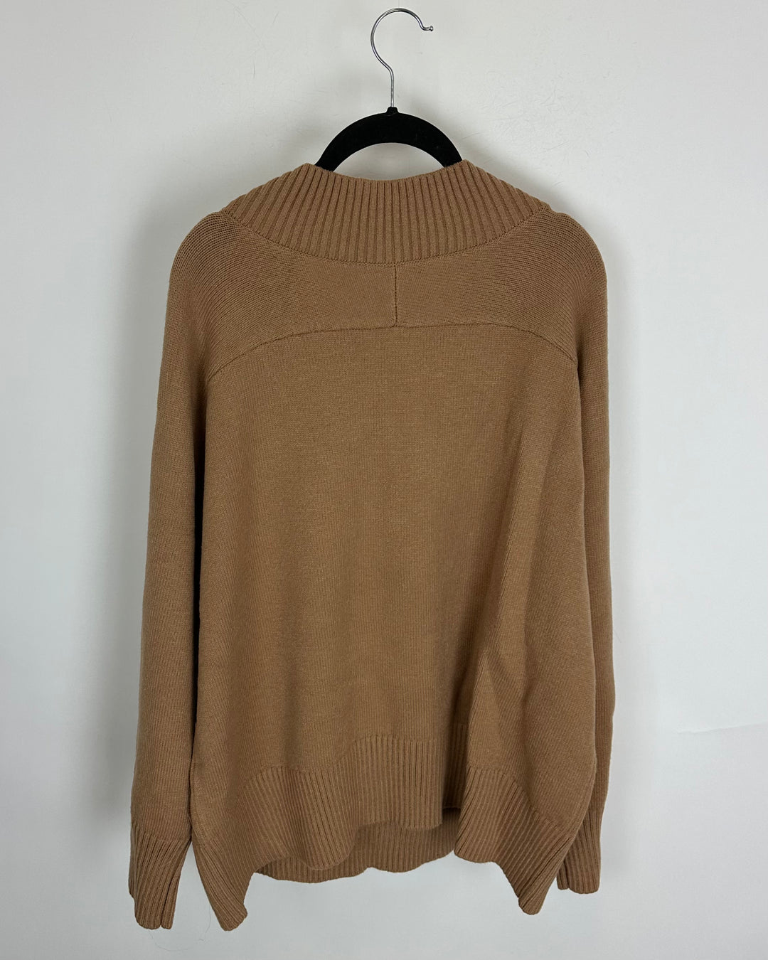 Camel Brown V-Neck Sweater - Size 16W-18W