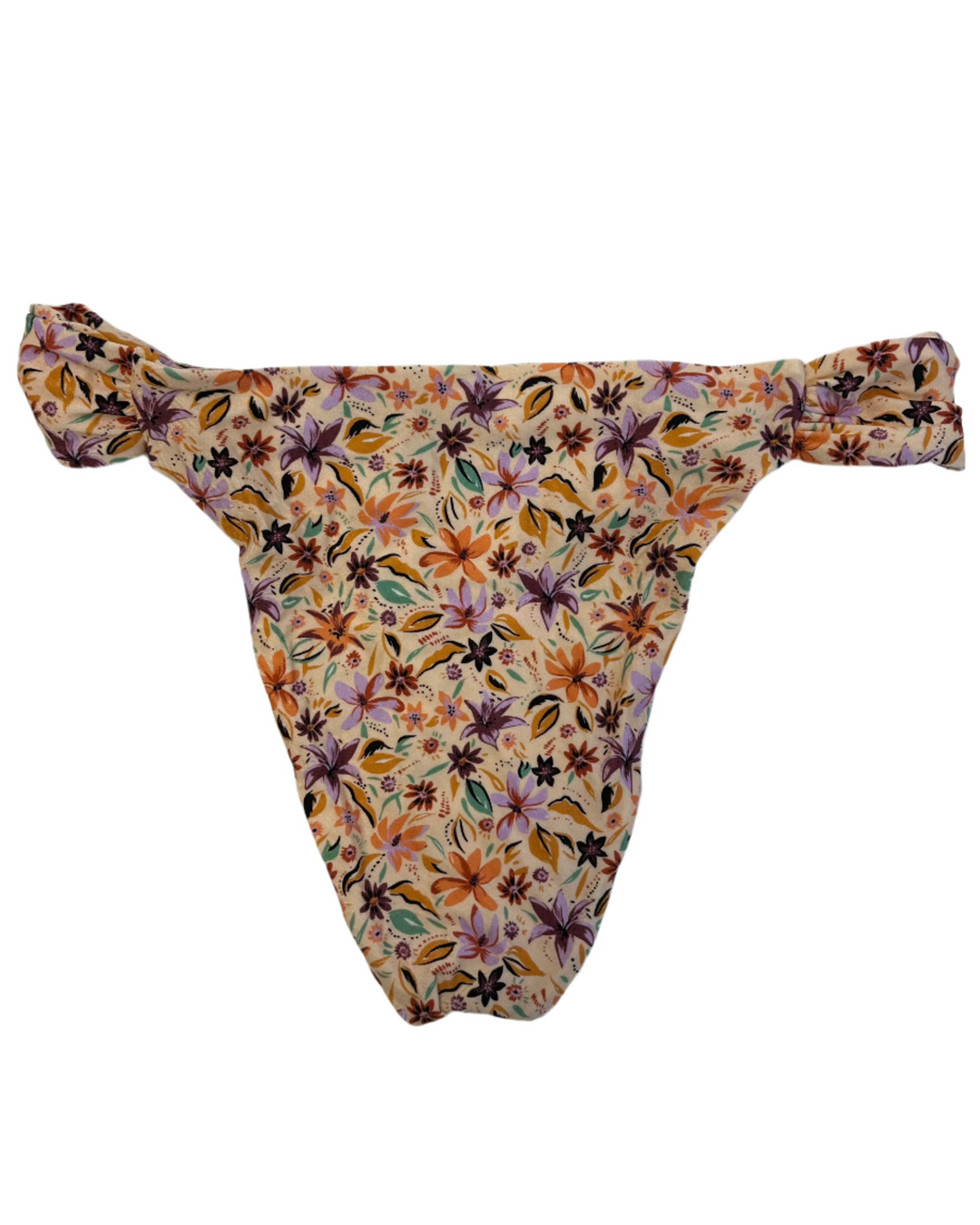 Light Orange Knotted Cheeky Bikini Bottom - Extra Extra Large