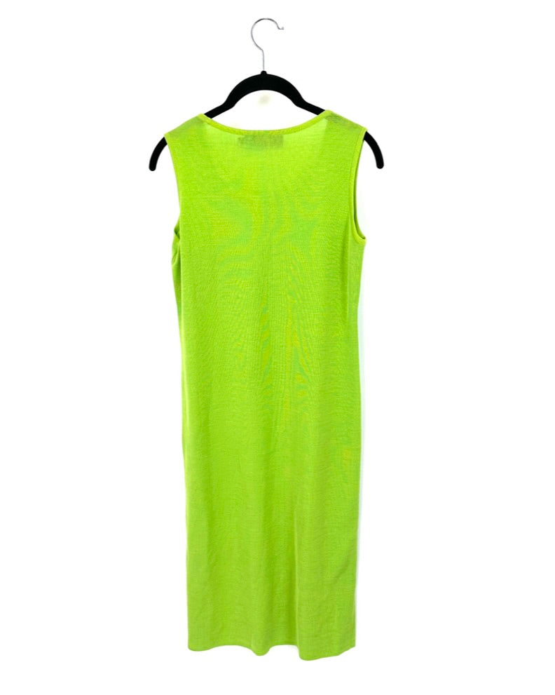 Light Green Knit Dress - Size 2-4