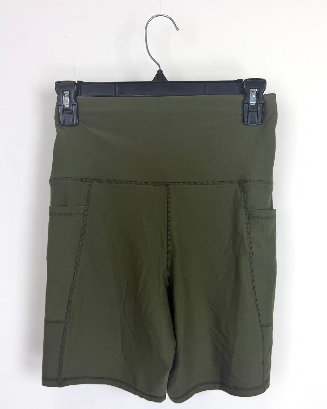 Olive Green Biker Shorts- Size 4/6