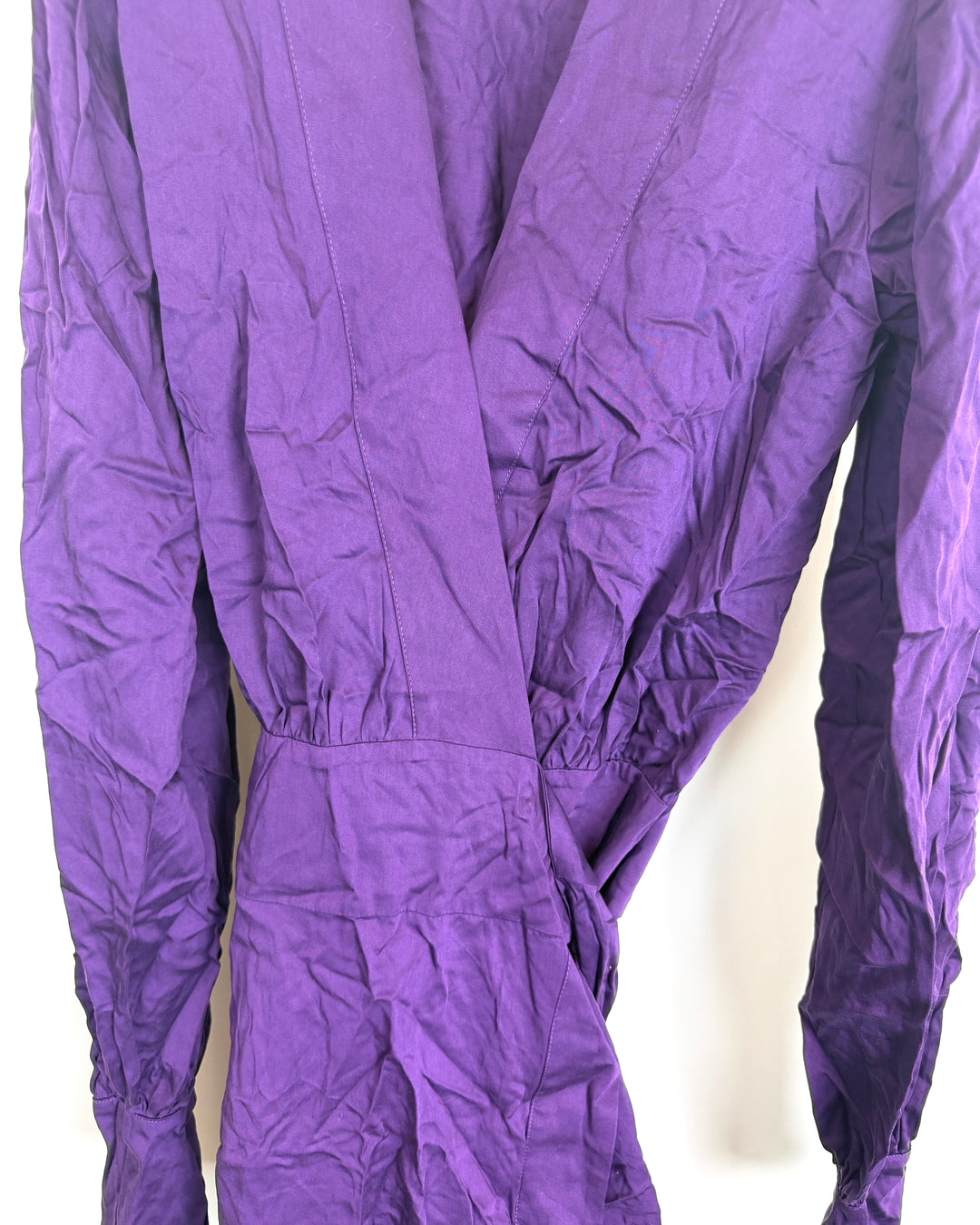 Purple Wrap Romper - Size 4/6, Size 2/4
