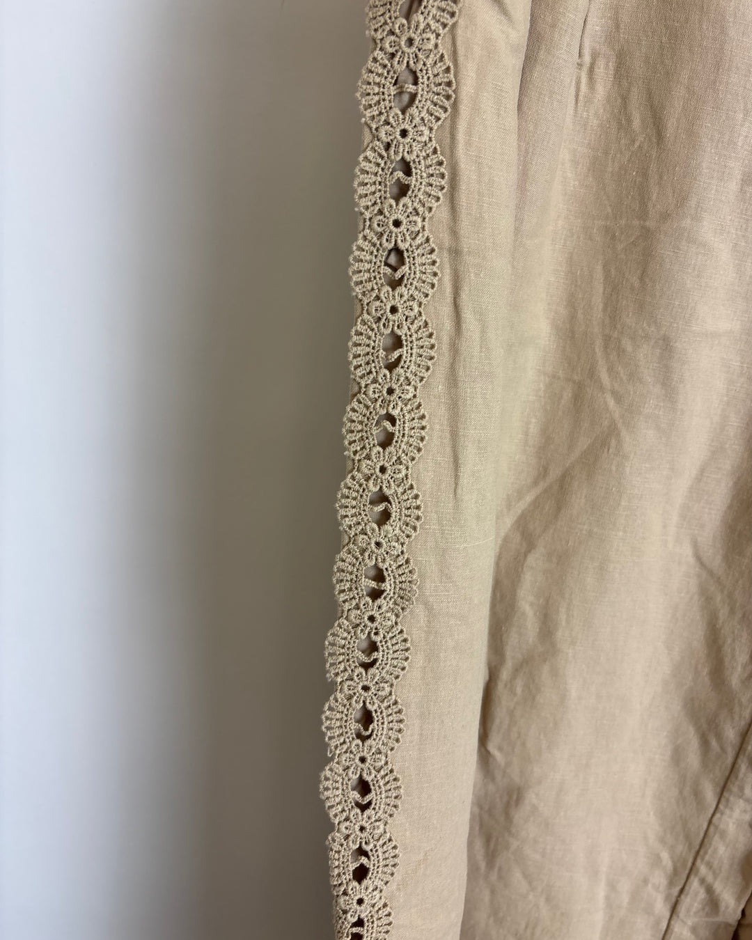 Light Brown Wide Leg Pant - Size 8