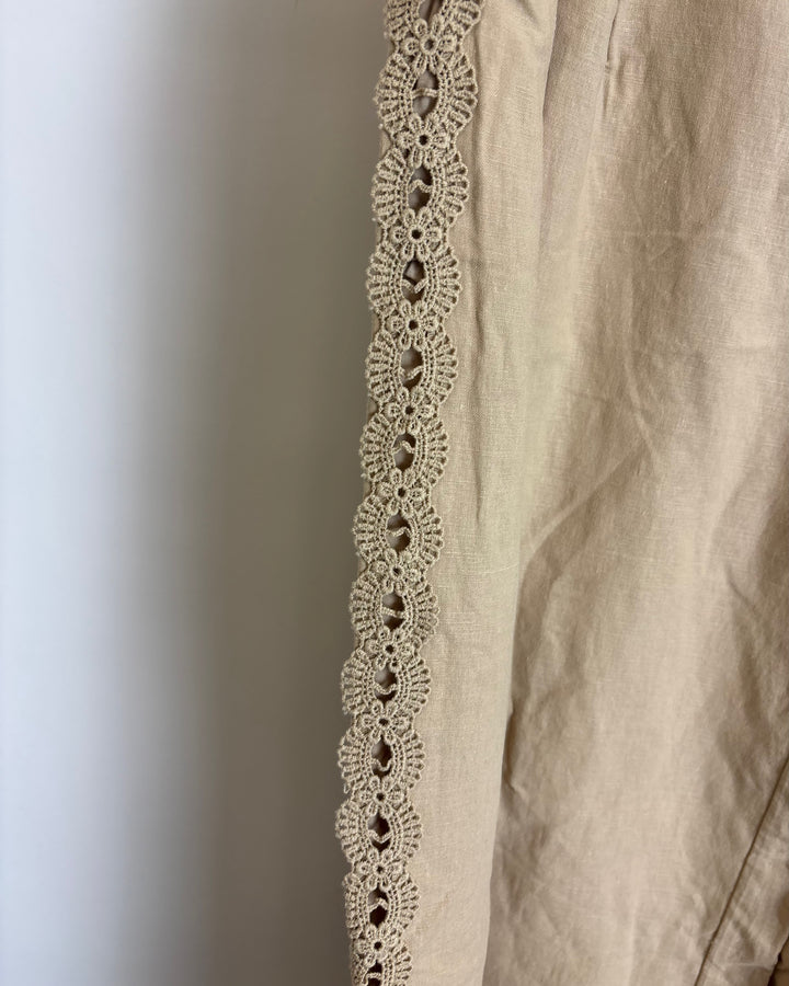 Light Brown Wide Leg Pant - Size 8