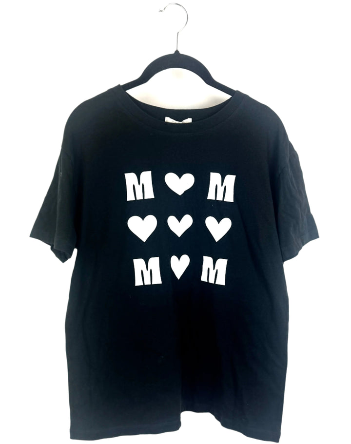 Gray Mom Graphic T-Shirt - Small