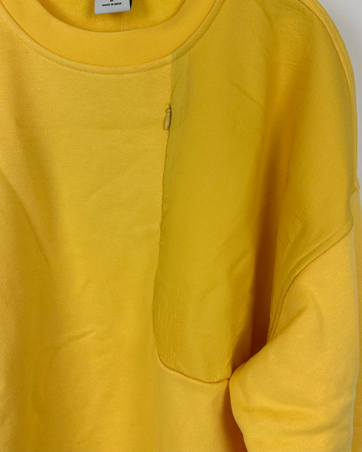 Unisex Mustard Yellow Crewneck - Mens Medium / Women Large