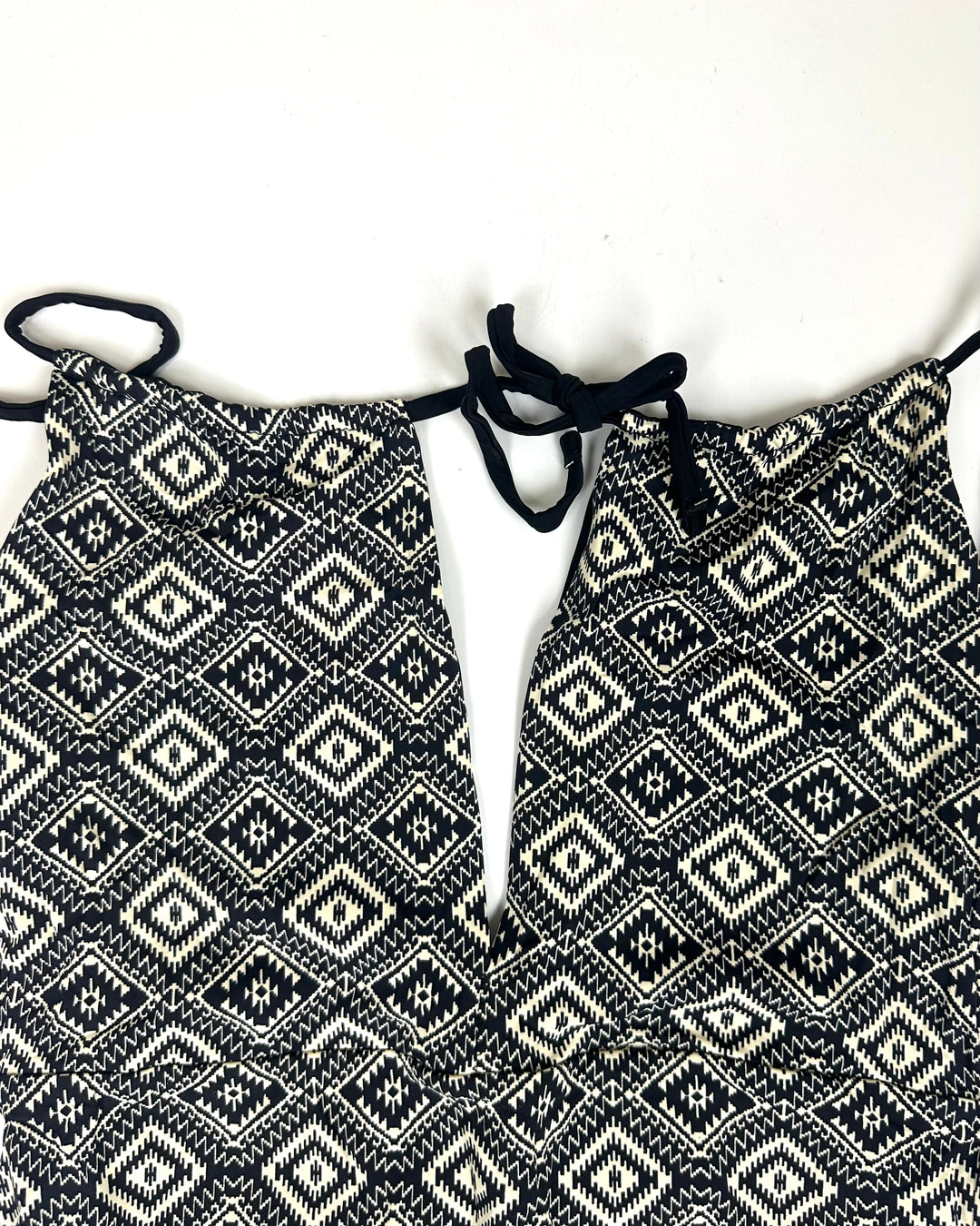 Cheeky Black & Cream Printed One Piece - Size 2/4