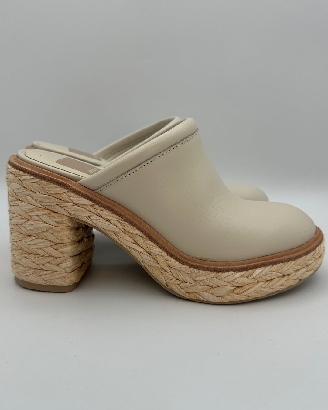 Ivory Clogs - Size 6.5