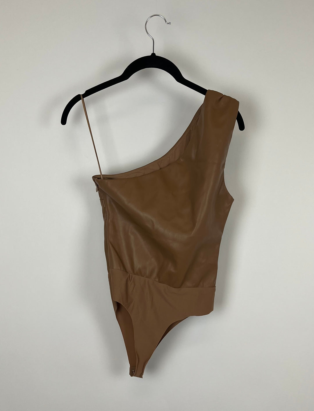 Caramel Brown One Shoulder Bodysuit - Size 0-2 and 2-4