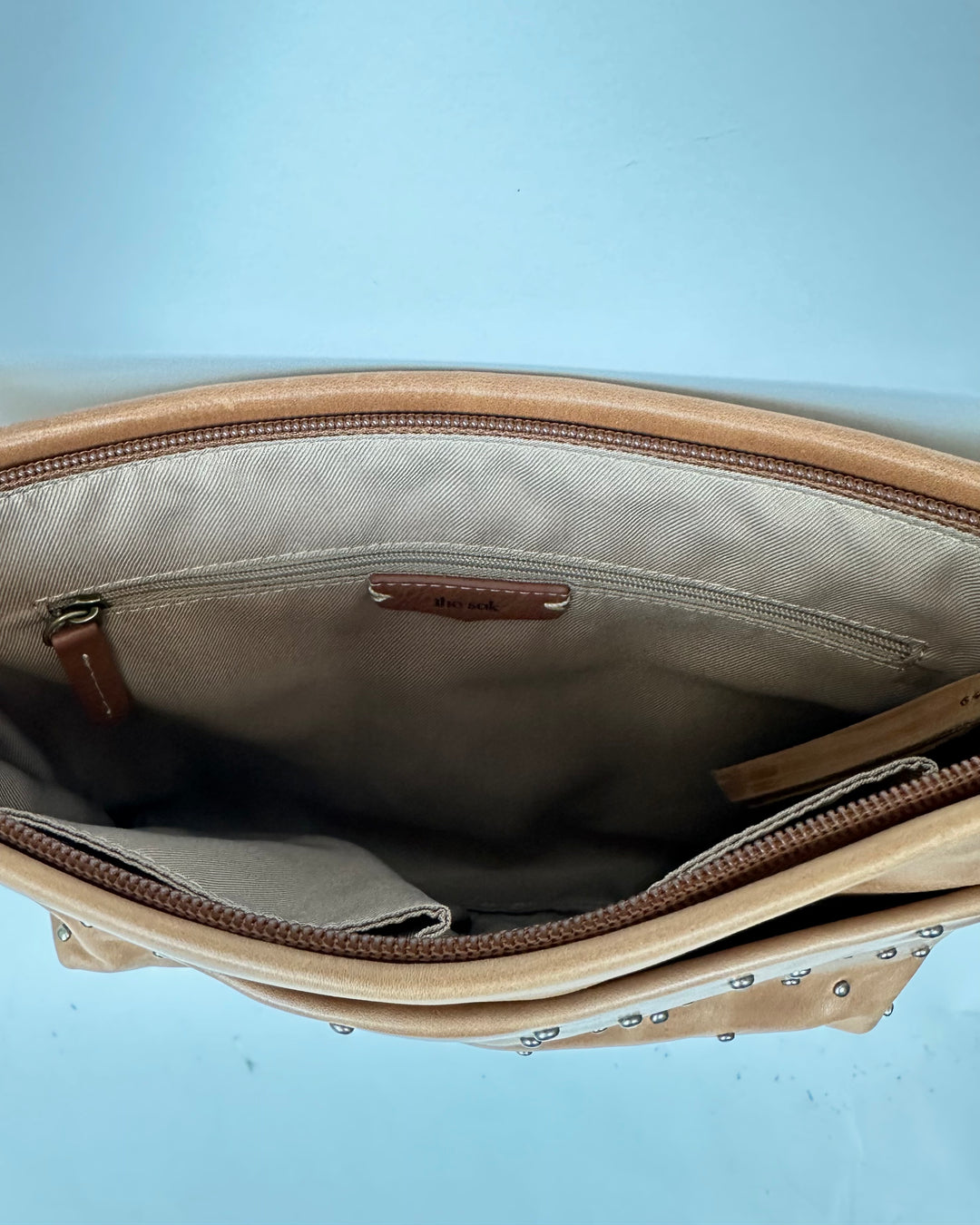Brown Leather Shoulder Bag