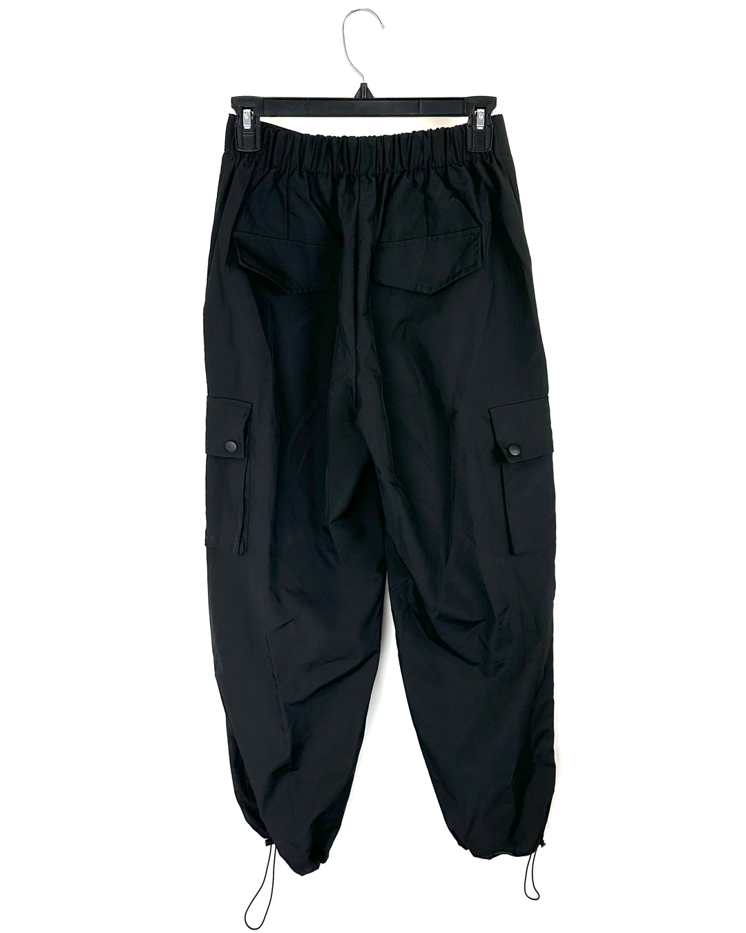 Black Lightweight Jogger Cargo Pants - Small