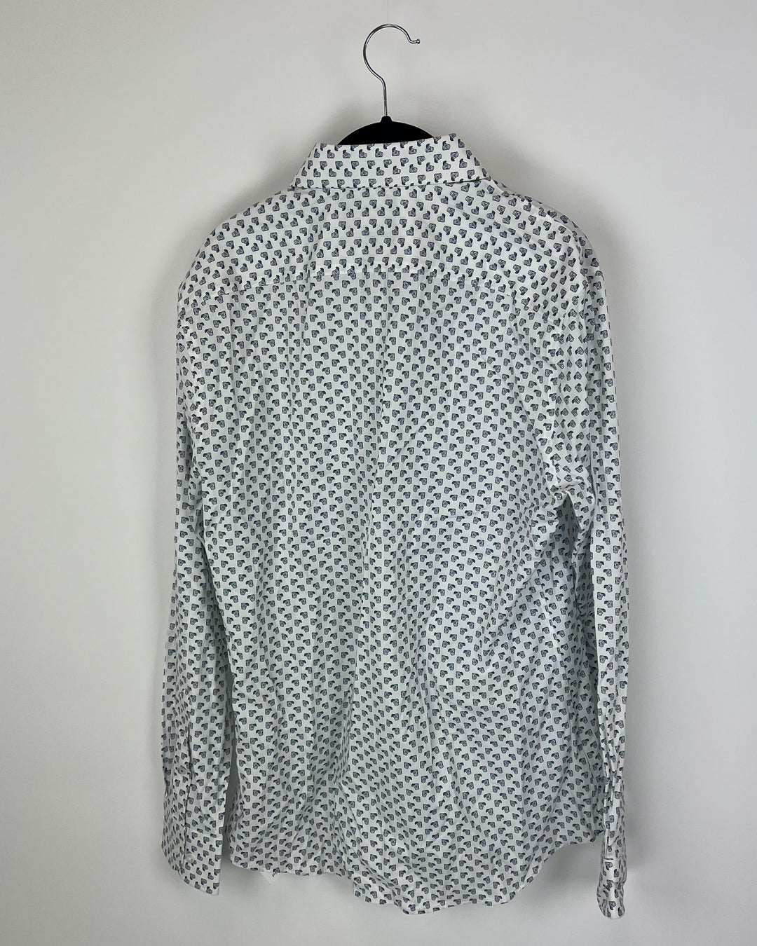 MENS Cocktail Button Up Long Sleeve - Medium Slim Fit
