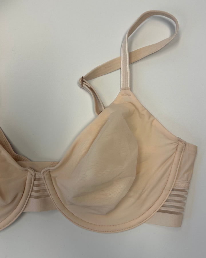Sheer Light Pink Underwire Bra - 34B and 34D