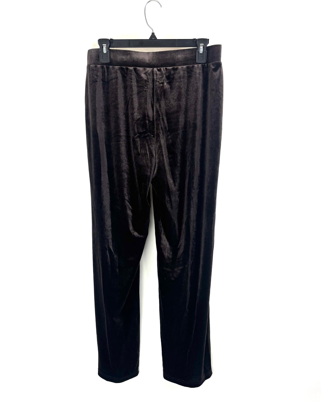 Dark Chocolate Brown Velvet Pants - Size 6/8