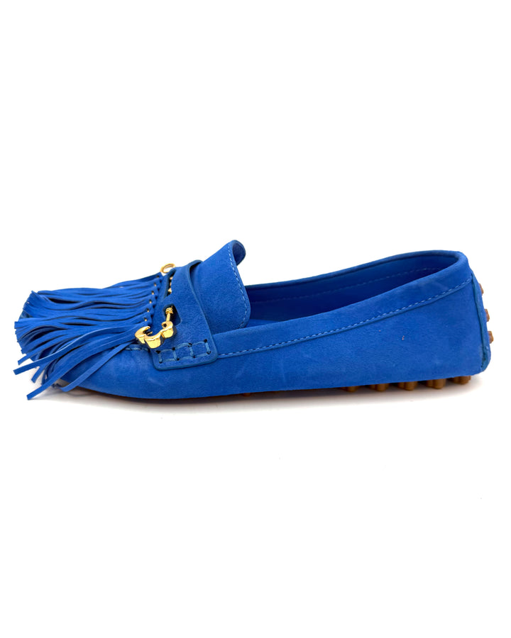 Bright Blue Loafers - Size 6.5