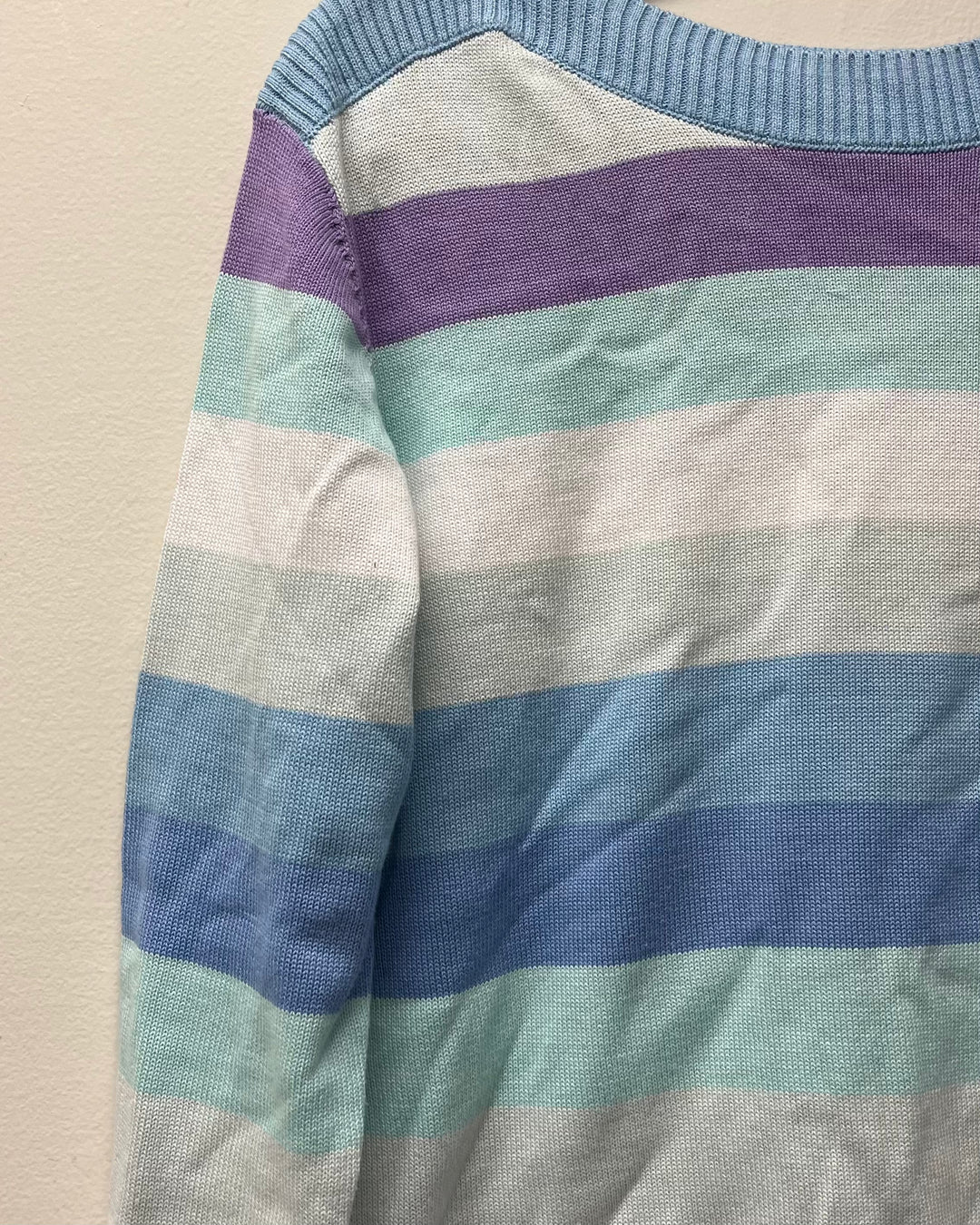 Blue Stripe Sweater - Size 6/8