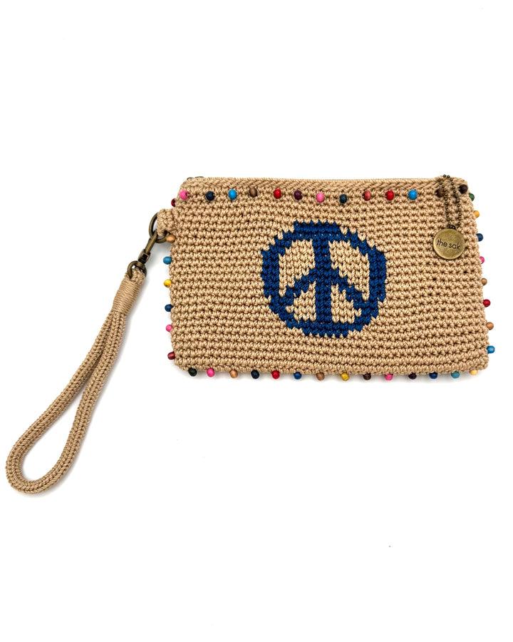 Peace Sign Wristlet