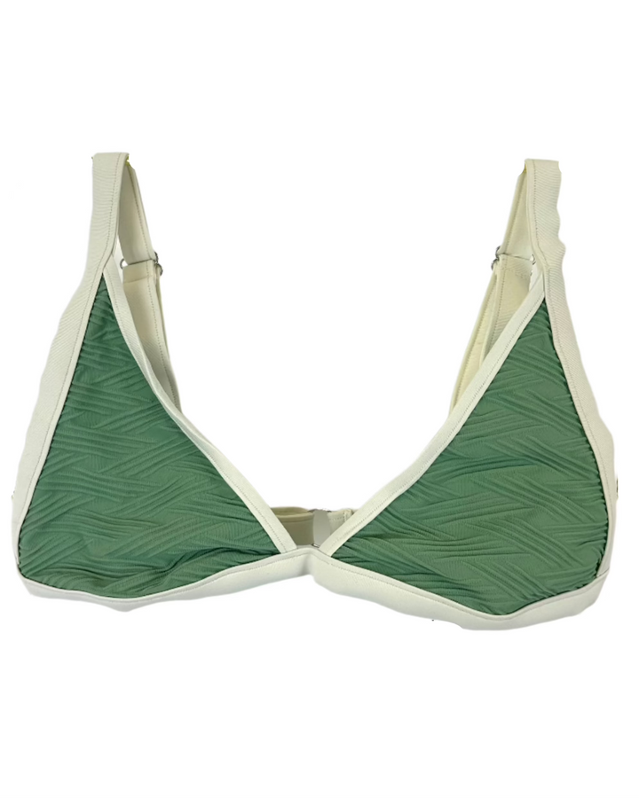 Olive Green Triangle Bikini Top - Extra Extra Large