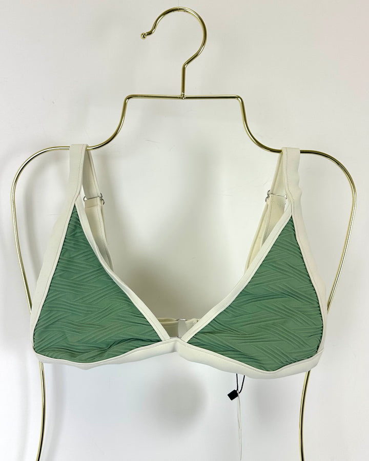 Olive Green Triangle Bikini Top - Extra Extra Large
