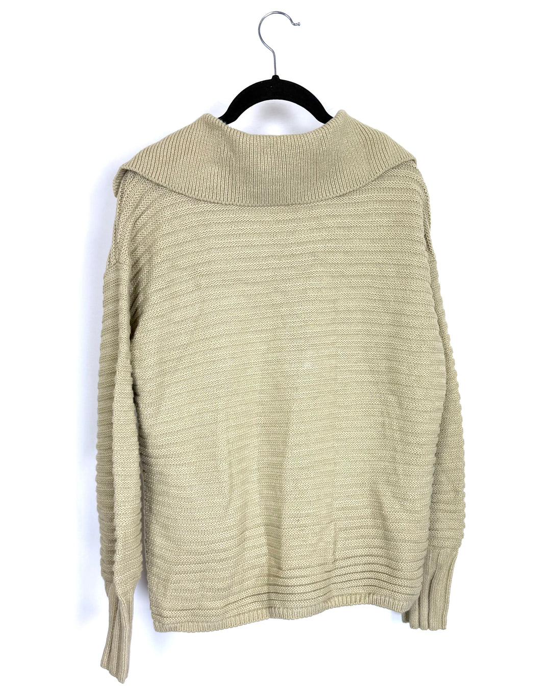 Beige Sailor-Collar Knit - Size 6/8
