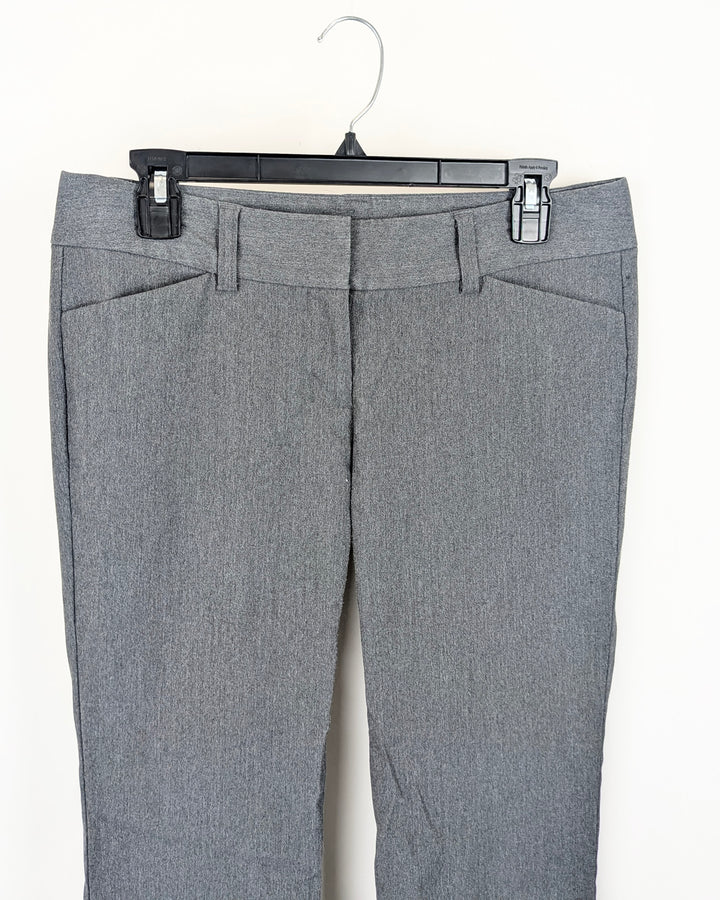 Express Gray Low Rise Trousers - Size 6