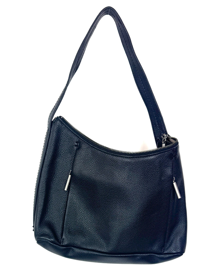 Black Leather Shoulder Bag