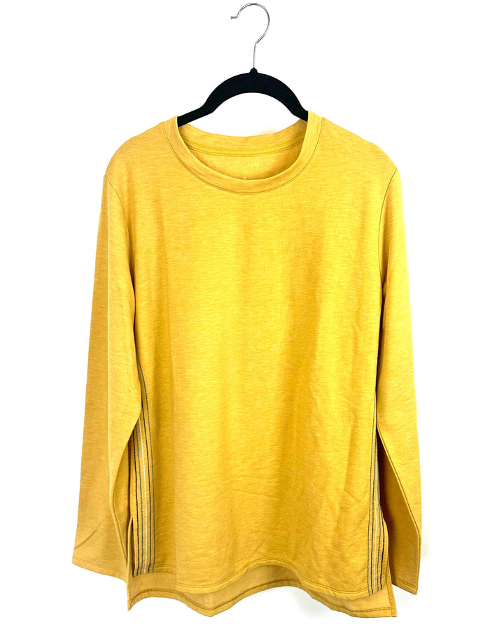 Mustard Yellow Long Sleeve Top - Size 6/8