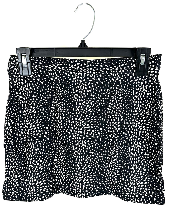 Black & White Cover Up Skirt -  XS, S, M, L, XL, XXL, XXXL