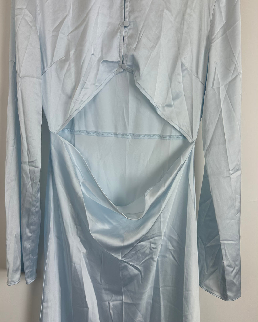 Lioness Blue Satin Dress - Extra Small