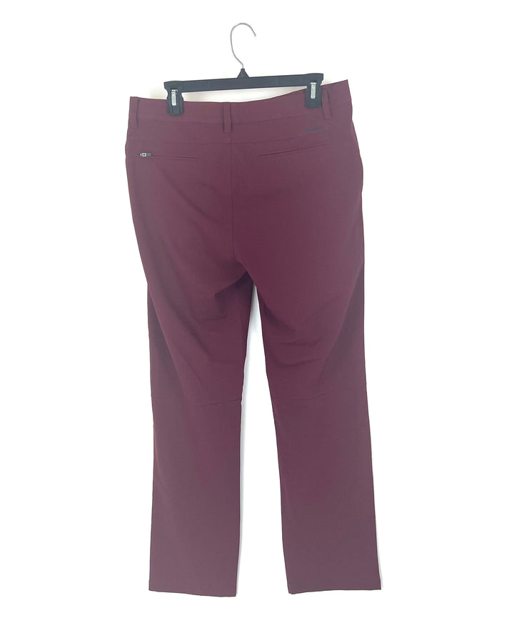 MENS Royal Maroon Golf Pants - 32 and 34 Waist - Various Styles