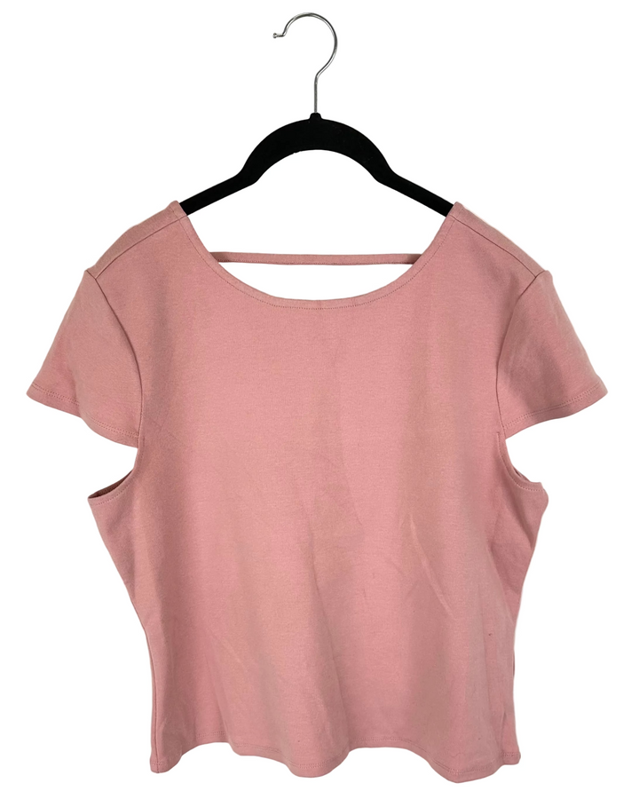 Pink Cap Sleeve Top - Extra Large