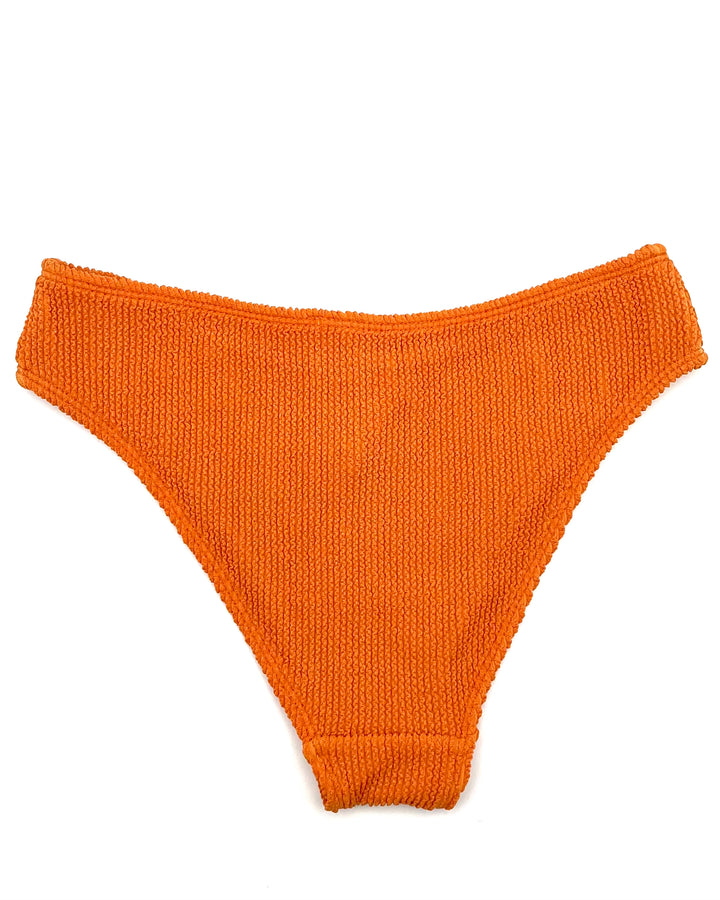 Orange Textured Bikini Bottom - XS, S, M, L, XL, XXL, XXXL
