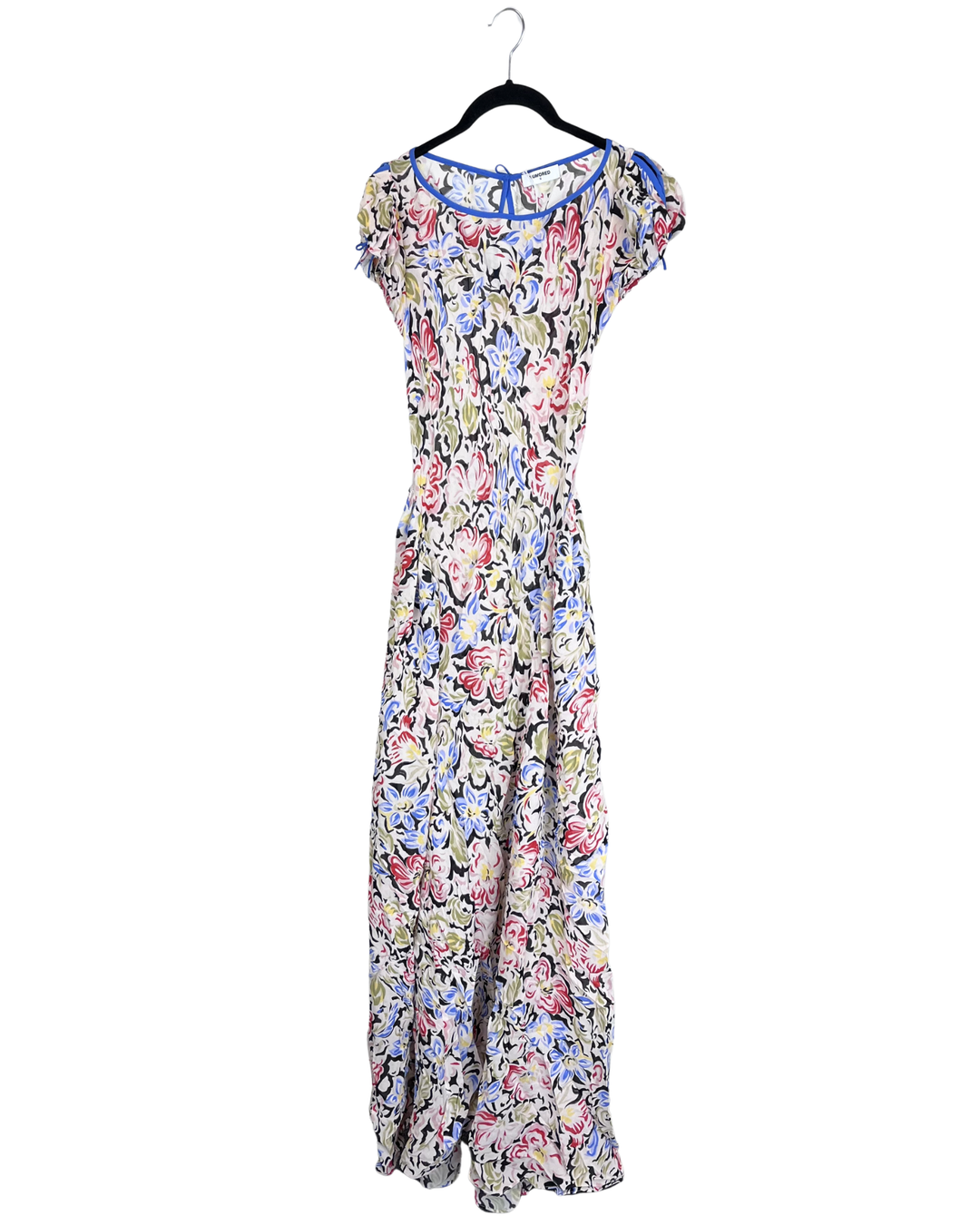 White Blue and Red Patterned Dress - Size 00/0 and 2/4