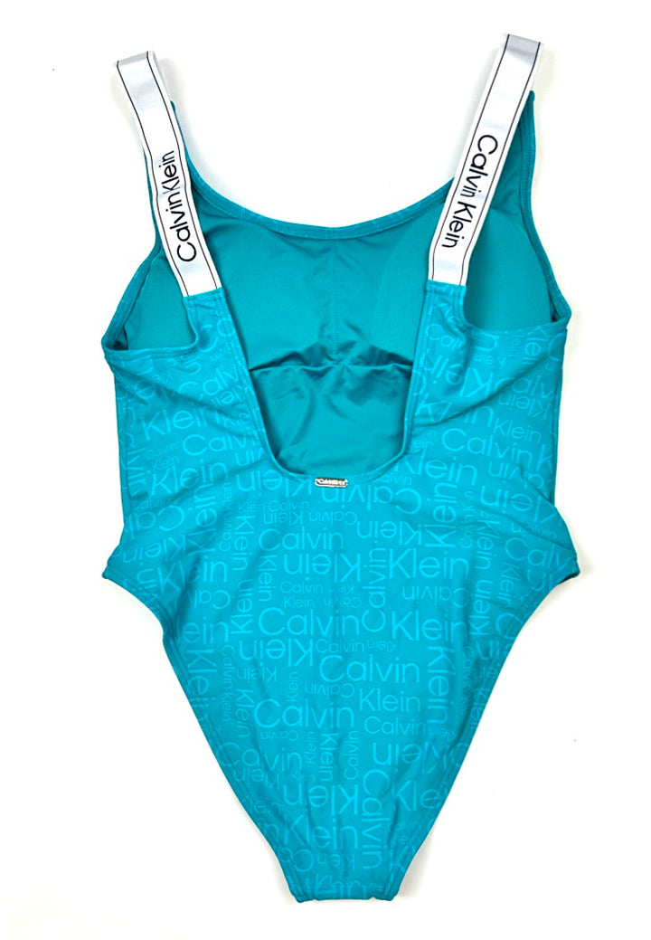 Teal One Piece Swimsuit - Small