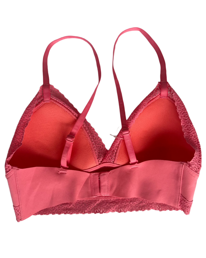 Bright Pink Padded Bralette - Small