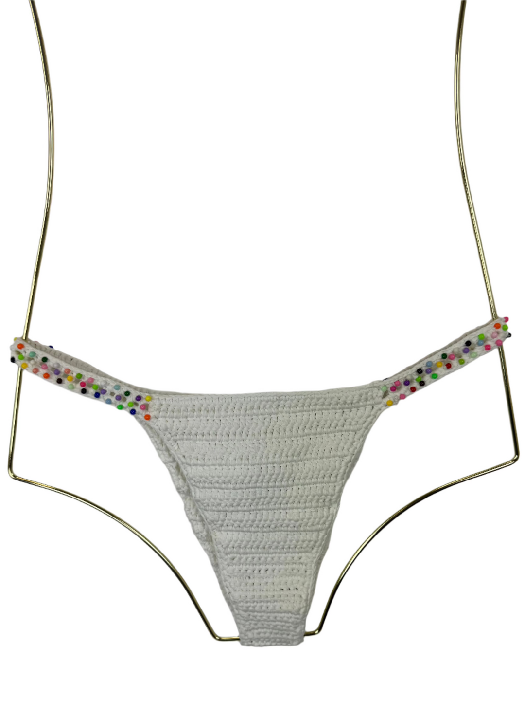 White Crochet Bikini Bottom - Size 8/10 and 12/14