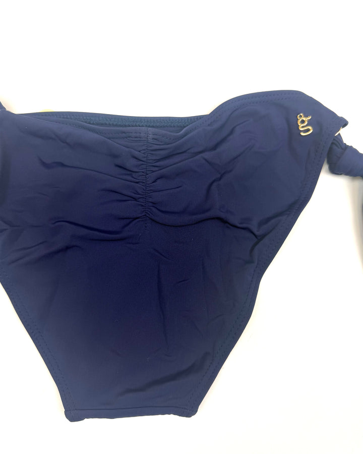 Midnight Blue & Gold Ring Bikini Bottom - XS, M, XL