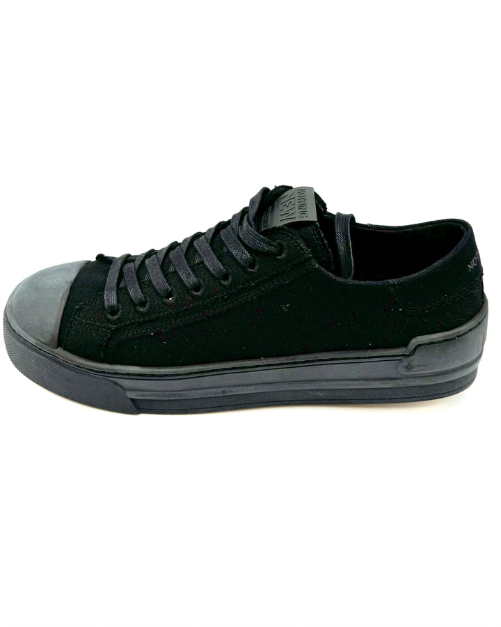MENS Black Canvas Sneaker - Size 10