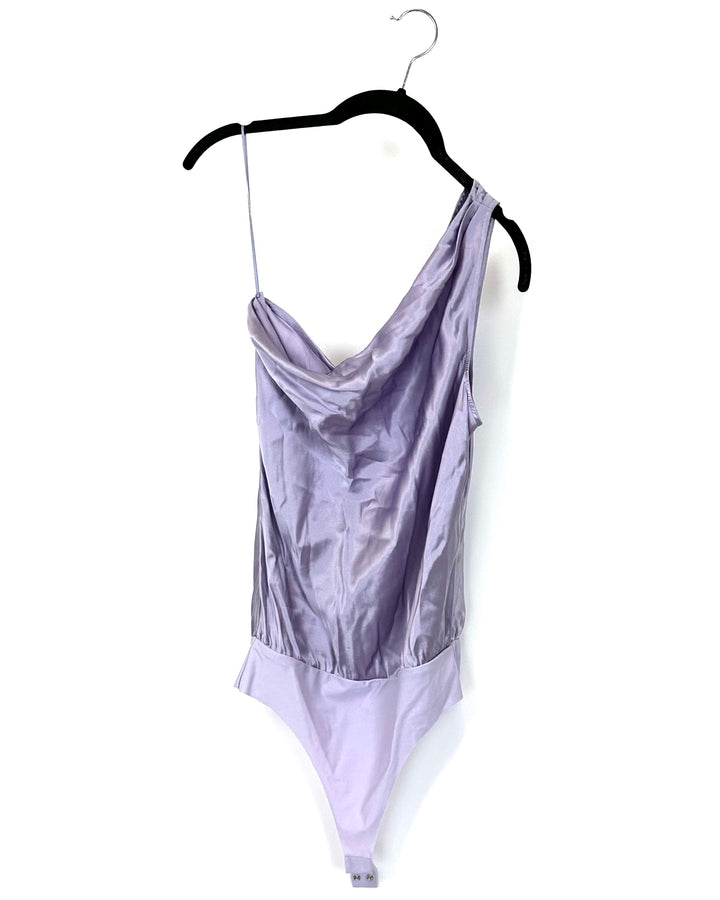 Lilac One Shoulder Bodysuit - Size 4