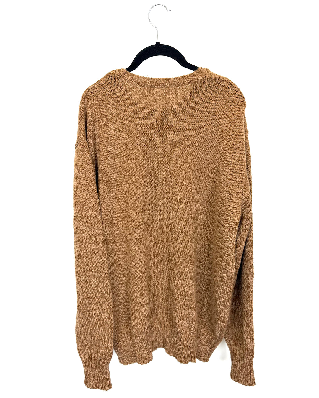 Caramel Brown Knit Sweater - Size 6/8
