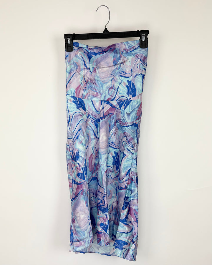 Multicolor Halter Top Dress - Size 0/2