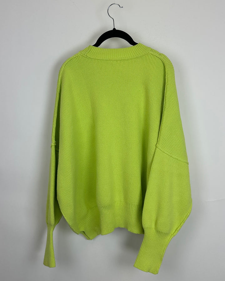 Free People Green Sweater - Size 6/8