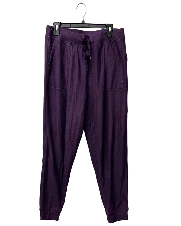 Dark Purple Jogger Sweatpants - Size 8/10