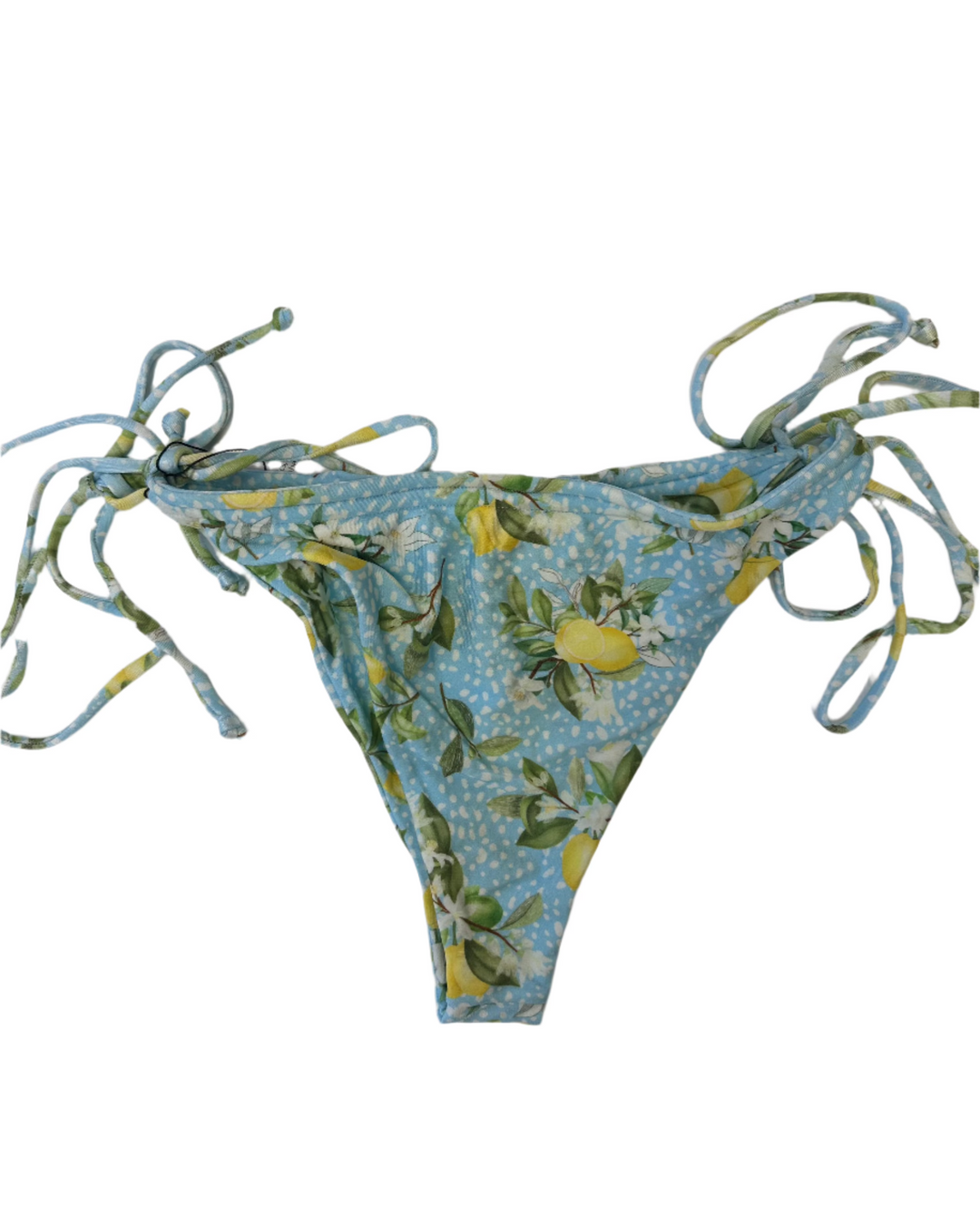 Blue Lemon Double Tie Side Bikini Bottom - Extra Large and Extra Extra Large