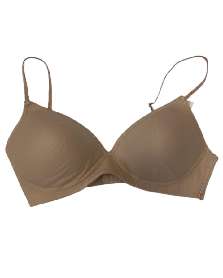 Cashmere Colored Wireless Lightweight Bra - 34B