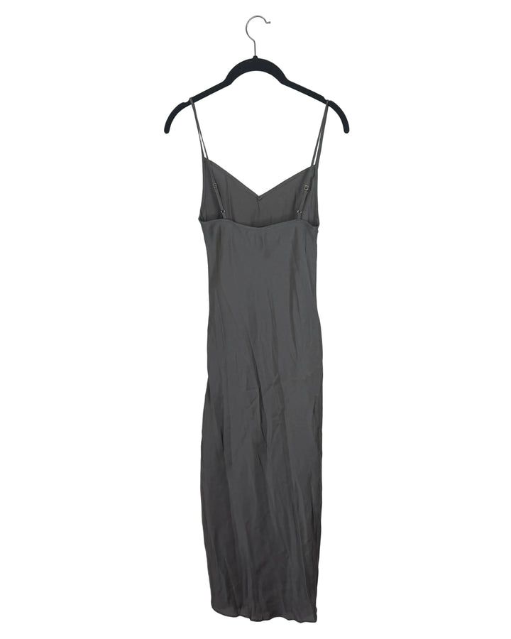 Slate Gray Slip Dress - Size 00/0 and 0/2