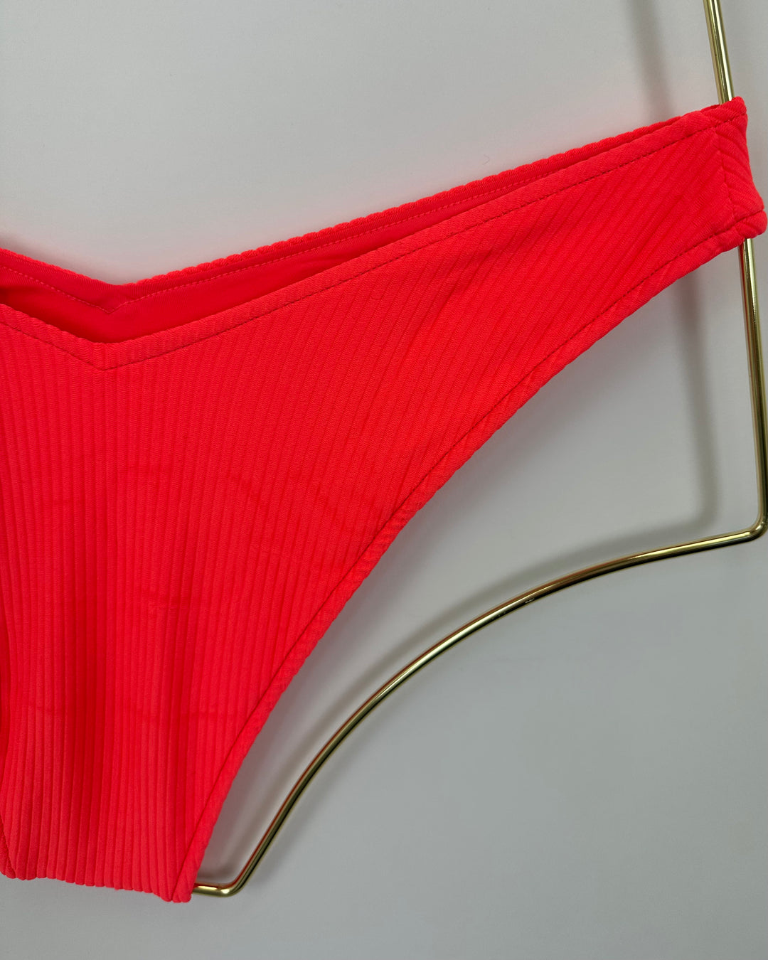 Neon Coral High Cut And Cheeky Bikini Bottom - XS, L, XL, XXL, XXXL